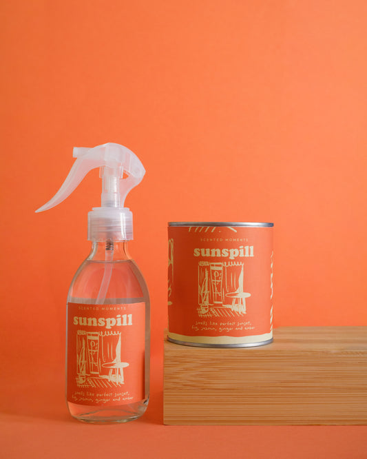 Kit Vela Aromática e Home Spray Sunspill