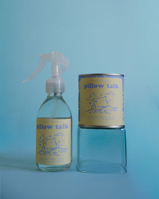 Kit Vela Aromática e Home Spray Pillow Talk